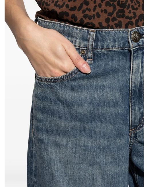 Rag & Bone Blue Andi Cropped Jeans
