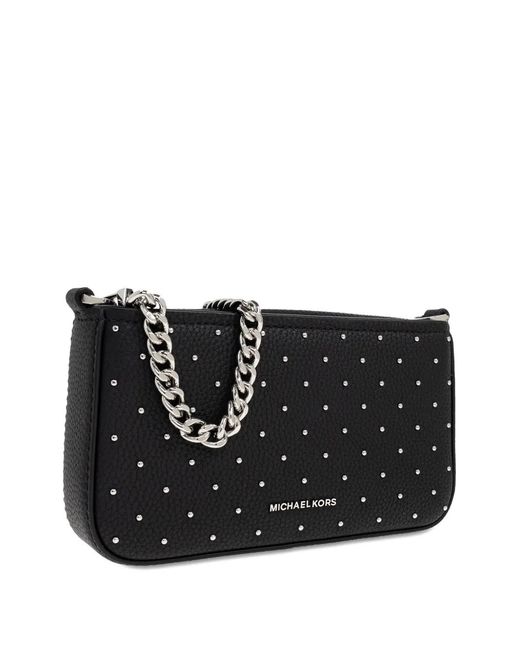 MICHAEL Michael Kors Black Studded Shoulder Bag