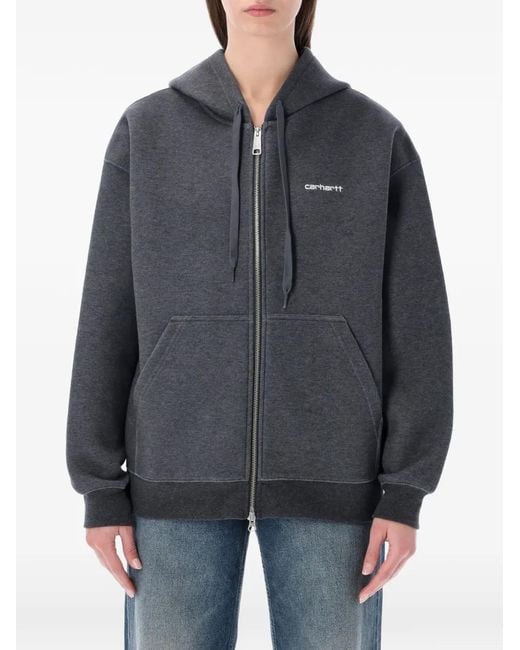 Carhartt Gray Alda Zip-Up Hoodie