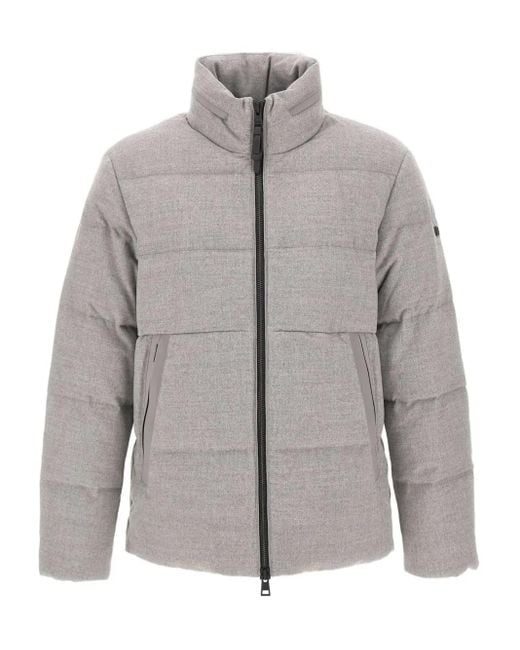 Quilted down jacket DUNO de hombre de color Gray
