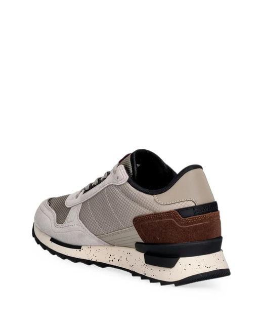 Napapijri White Logo-Patch Sneakers for men