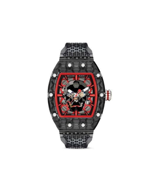 Philipp Plein Red Crypto King Cry$tal Ghost 55mm for men