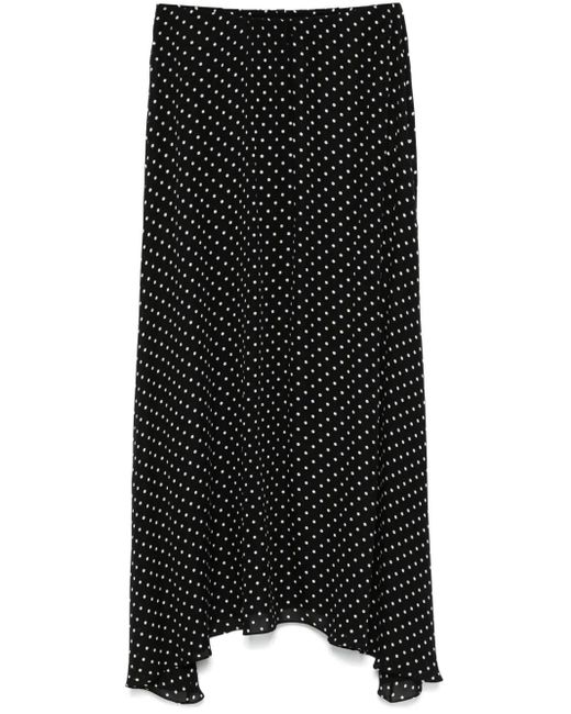 Wardrobe NYC Black Flared Skirt