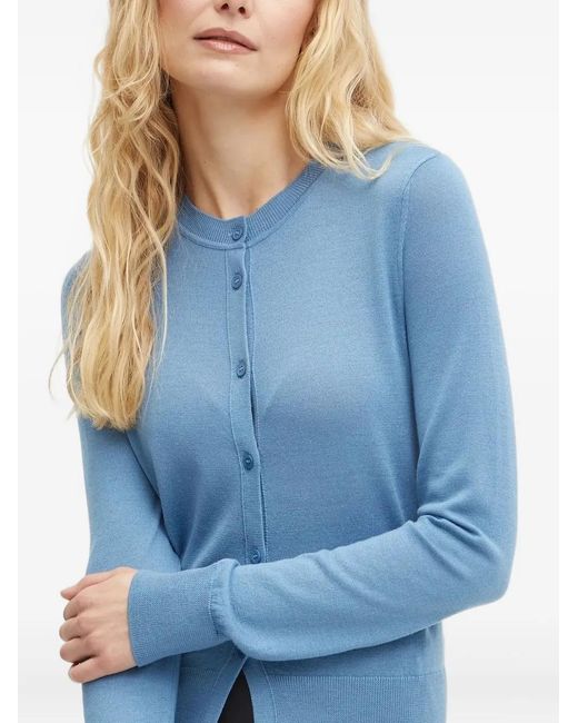 Samsøe & Samsøe Blue Button-Front Cardigan