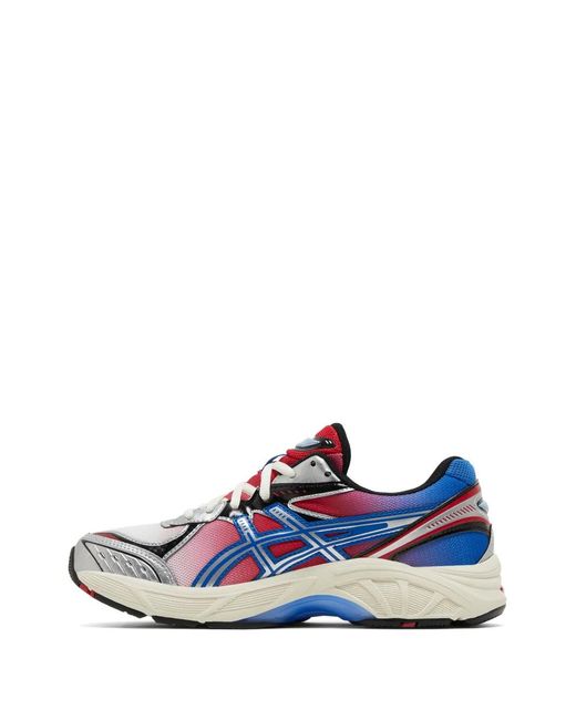 Asics Blue Lace-Up Sneakers for men