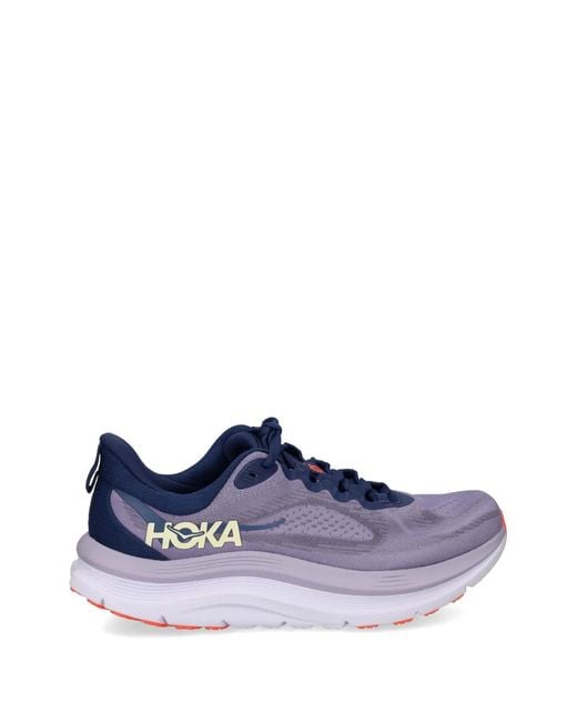 Hoka One One Blue Kawana 3 Mesh Sneakers