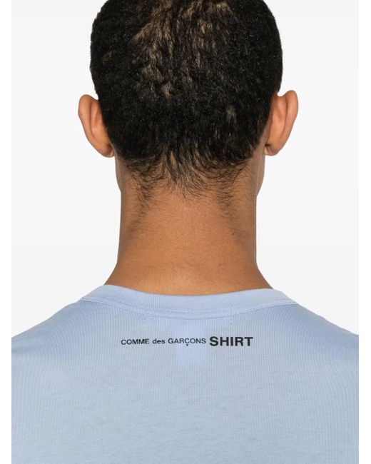 メンズ Comme des Garçons コットン Tシャツ Blue