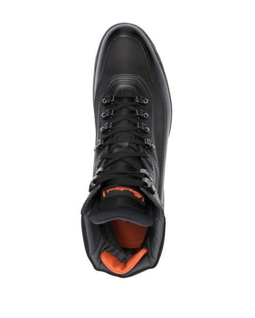 Santoni X Gore-Tex Hiking-Boots in Black für Herren