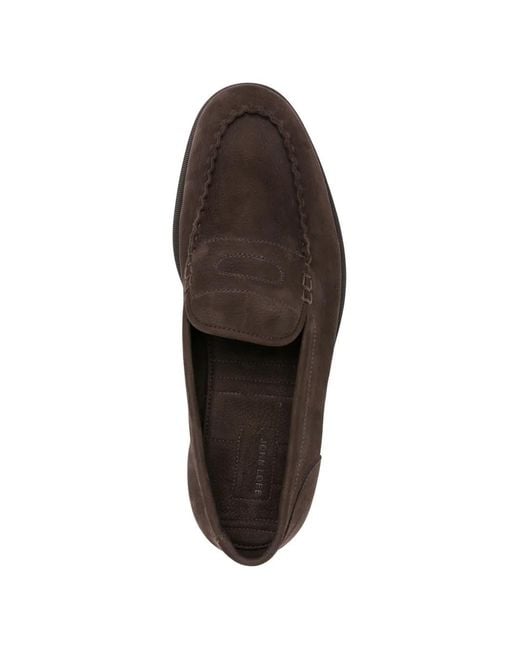 John Lobb White Pace Loafers for men