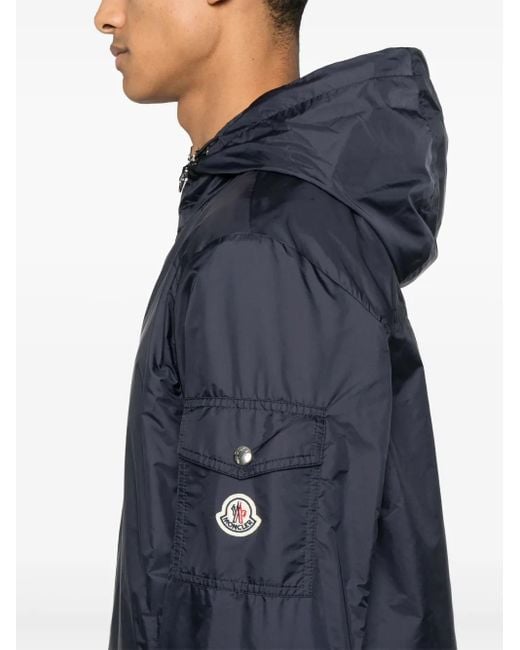 Moncler Blue Polyamide Etiache Jacket for men