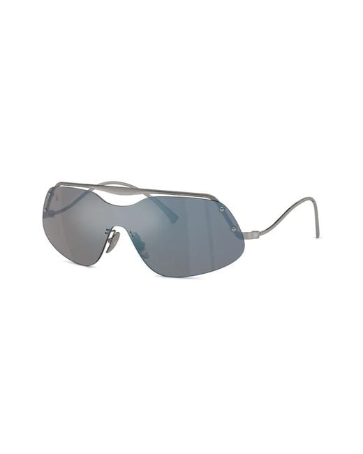 Ferrari Blue Oversized Frame Sunglasses