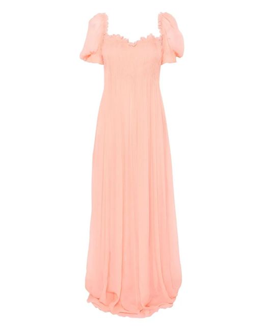 Ermanno Scervino プリーツ マキシドレス Pink