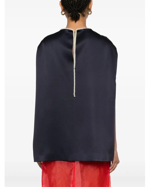 Carven Cocoon トップ Blue