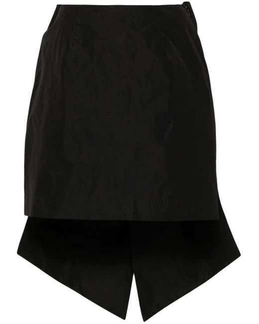 Minijupe à détail de nœud Simone Rocha en coloris Black