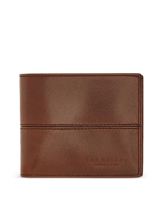 The Bridge Brown Vespucci Leather Bifold Wallet for men