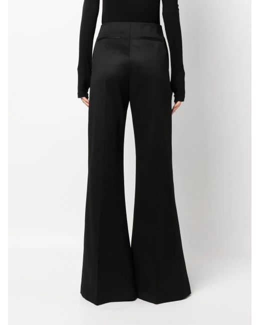 Fabiana Filippi Black High-Waist Flared Trousers