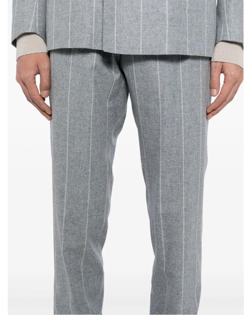 Eleventy Blue Striped Two-Piece Suit for men