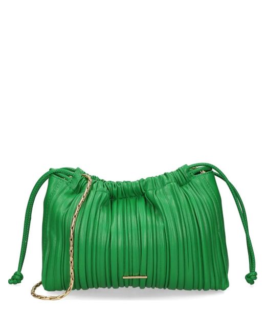 Calvin Klein Green Pleated Chain Bag