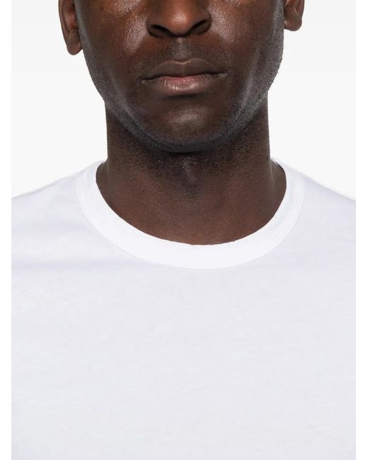 James Perse White Crew-Neck Short-Sleeves T-Shirt for men
