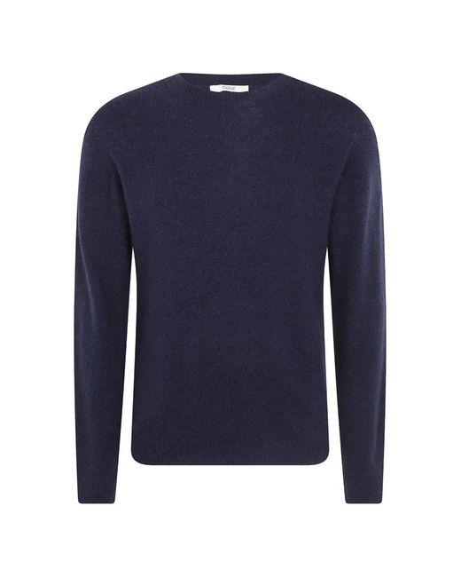 Nuur Blue Crew-Neck Sweater for men