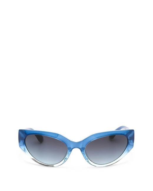 GUESS EYEWEAR Blue Cat-Eye Sunglasses