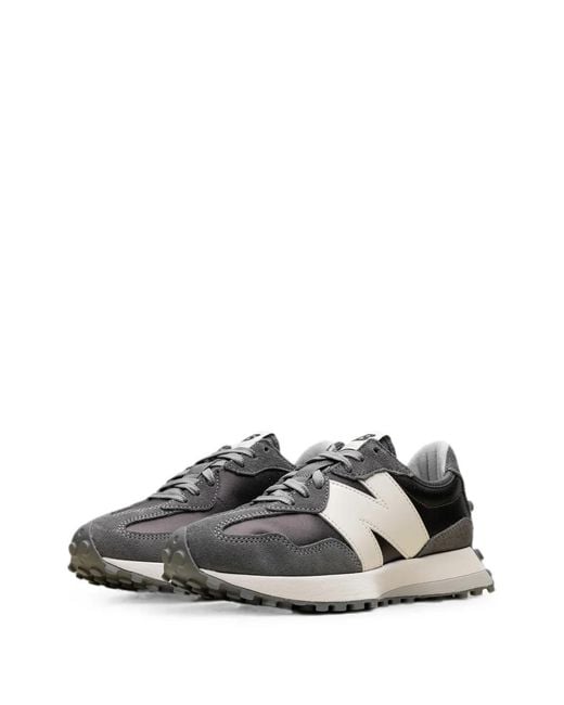 New Balance White 327 Sneakers
