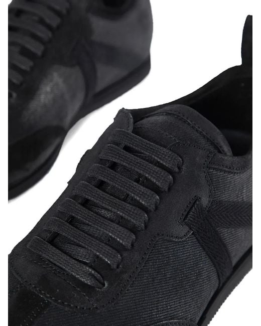 Ann Demeulemeester Black Siru Soft Denim Sneakers