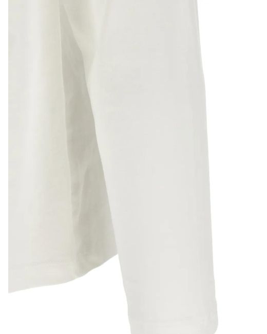 Riviera White Long-Sleeve Crew-Neck T-Shirt for men