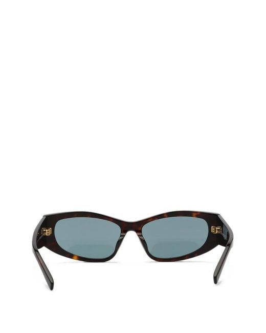 Givenchy Gray Tortoiseshell-Effect Cat-Eye Sunglasses