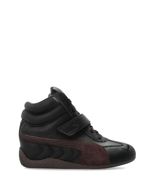 PUMA Black Speedcat Wedge Lth Wns