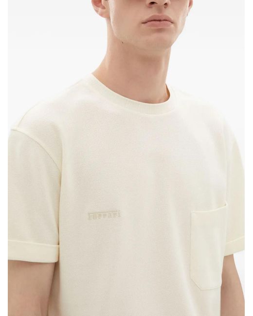 Ferrari White Pocket T-Shirt for men