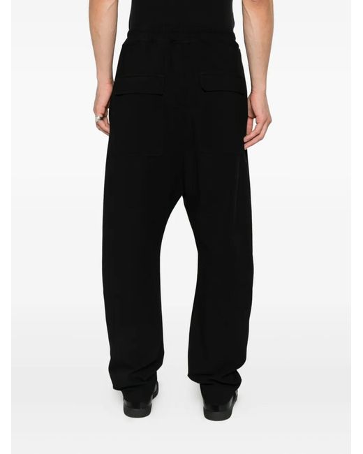 Thom Krom Black Drawstring Track Pants for men