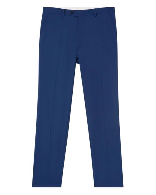Brooks Brothers Broek Van Scheerwol in het Blue voor heren
