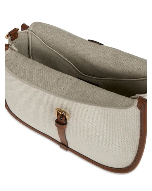 Etro White Medium Pony Shoulder Bag