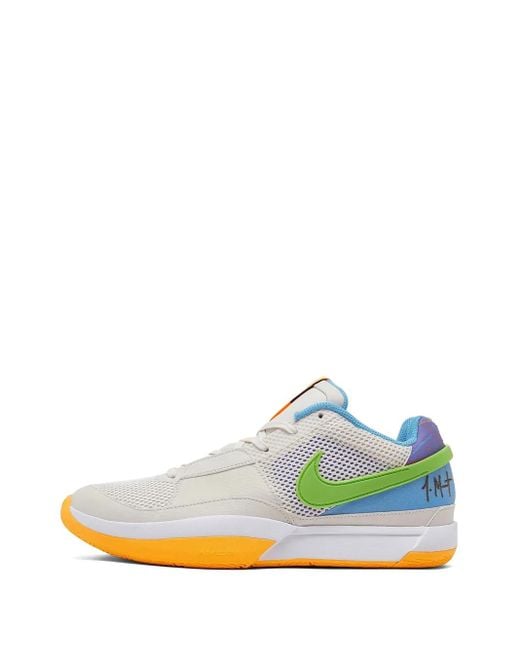 Nike White Ja 1 "Trivia" Sneakers