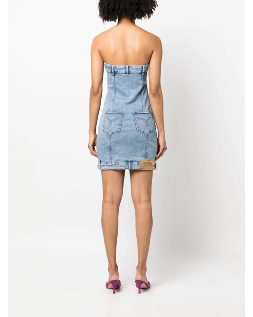 Moschino Blue Short Dresses