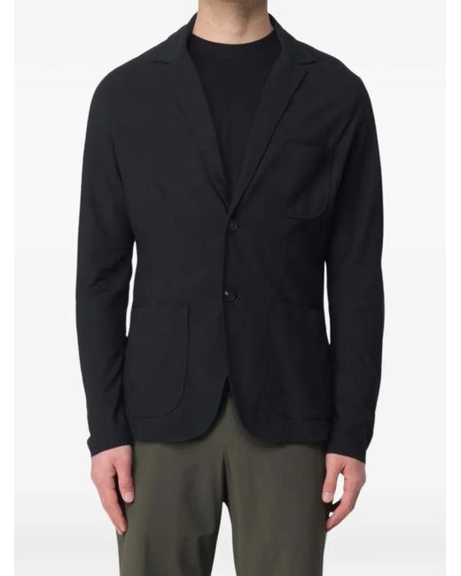 Zanone Black Patch-Pocket Blazer for men