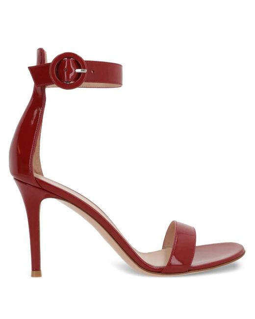 Gianvito Rossi Pink 85Mm Portofino Sandals