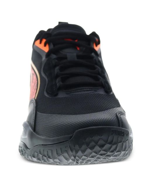 PUMA Black Playmaker Pro Laser /Ultra" Sneakers for men