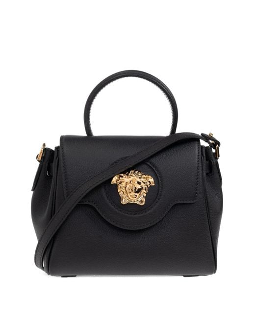 Borsa Con Placca Testa Di Medusa di Versace in Black