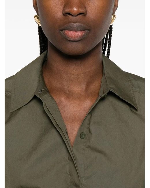 Camicia Crop di Jonathan Simkhai in Green