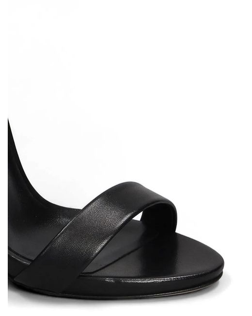 Casadei Black Cappa Blade Sandals