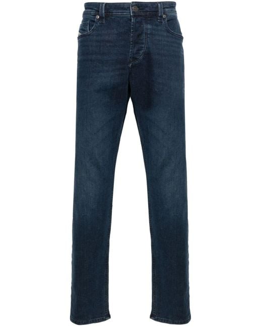 DIESEL Blue 1986 Larkee-beex Mid-rise Tapered Jeans for men