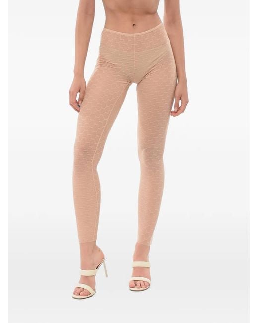 DSquared² Panty Met Monogram-Print in het Natural