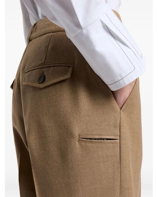 Peserico タックパンツ Natural