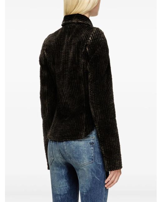 DIESEL Black G-Enea Zip-Front Jacket