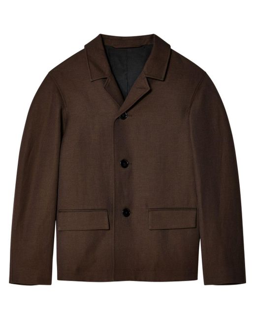 Lemaire Brown Long-sleeve Coat