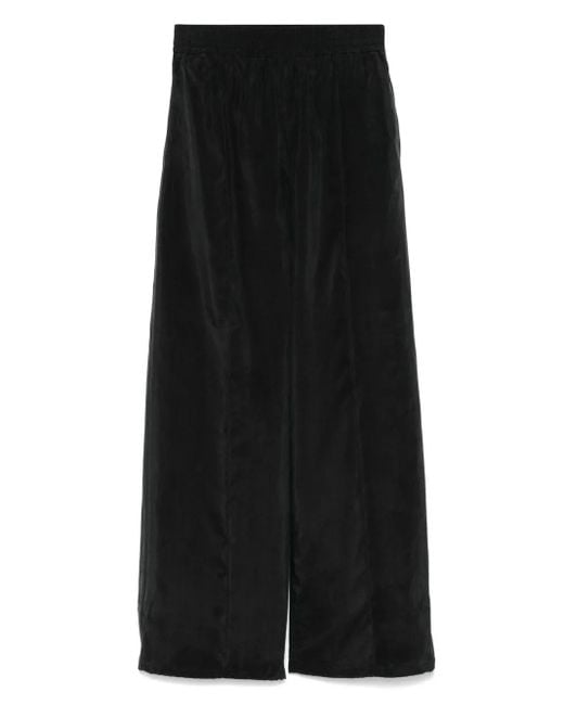 Another Tomorrow Black Drawstring Trousers