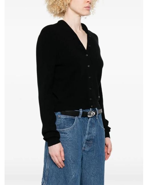 Alexander Wang Black Buttoned Cardigan