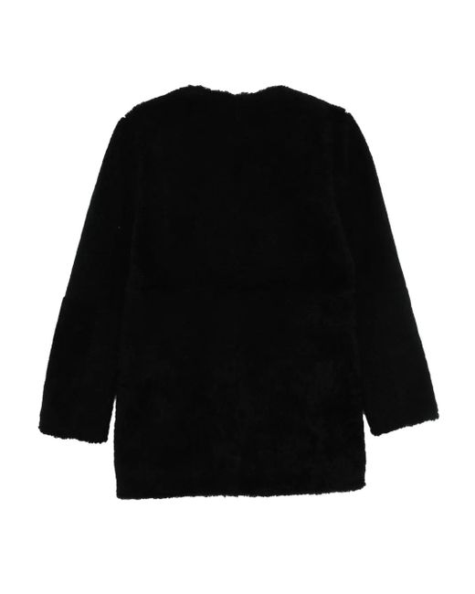 THE GARMENT Black Shearling Jacket